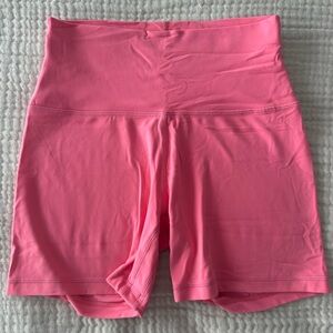 Aritzia Tna Butter Pink Cheeky Biker Shorts